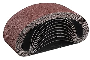 STEBRUAM Nastri Abrasivi 75x 533 mm,10PCS 40 grana Levigatrice a Nastro