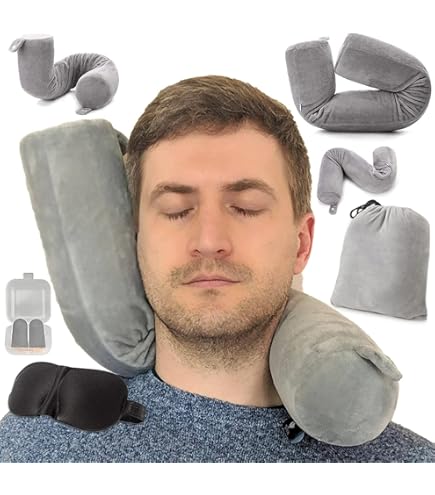 Travel Pillow Brookstone Automotive Neck Support Cushion Travel