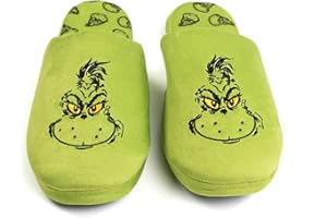 United Labels Grinch Ciabatte Uomo Donna Verde Ciabatte Unisex Invernali Bambine Natale