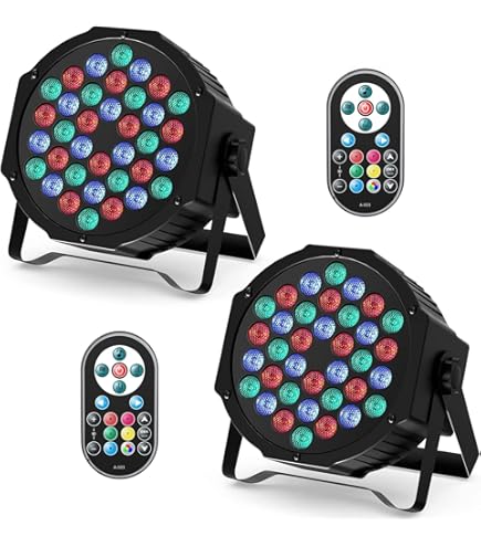 HOLDLAMP Zwarte waterdichte pvc-tas voor 4 stuks 36 leds Par met dubbel
