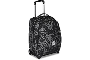 Invicta Trolley Scuola Fisso New Benin Fantasy, Grigio, 2 in 1, Doppio Uso, Trolley e Zaino, Zaino Scuola e Viaggio, Ragazzo e Ragazza