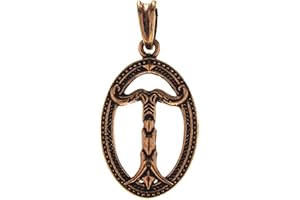 KISS OF LEATHER Ciondolo Irminsul in bronzo n.121