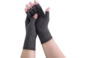 Donfri Gants Anti Arthrose de Compression pour Douleur Canal Carpien - Puressentiel Articulations et Muscles Doigts - Pour Femmes et Hommes