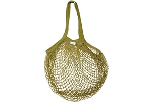ENOOSO Borsa Rete Spiaggia Spesa Riutilizzabile e Lavabile | Sacca Giochi mare Bambini | Sacchetto Biodegradabile per Alimenti frutta e verdura (Verde)