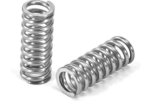 GUNGY Muelles de Compresion de Acero Inoxidable Resorte de Compresión 25mm Diámetro Alambre 1,5mm Diámetro Exterior 10mm Fuerza del Resorte 6,25kg 10 Piezas