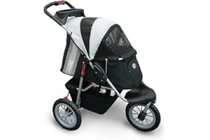 Pet Stroller,IPS-070, Black/Silver, Dog Carrier, Trolley, Innopet, Comfort EFA Buggy. Foldable pet buggy, pushchair, pram for dogs and cats.