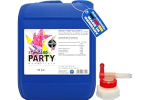 Standard Party Nebelfluid 10 Liter inkl. 1 x AGH - universelle wasserbasierte Nebelflüssigkeit - HERRLAN-Qualität - Made in Germany