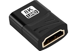 AIYEEN Złącze HDMI 8K, Przedłużacz HDMI Żeński na żeński Przedłużacz do HDTV, PC, Monitor