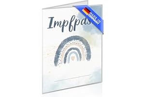 Creative Fox - Hochwertige Impfpass Hülle für Kinder | Robuste Schutzhülle für Impfausweis | Made in Germany