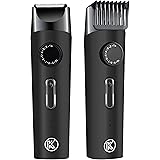 Kubra KB-8000 Hair Trimmer For Men/Beard Trimmer For Men, Black | With Hi-Quality Sharp Blades | USB Charging | Ipx6 Waterpro