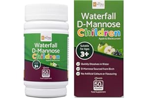Waterfall D-Mannose Children - Apple & Blackcurrant - Infant D-Mannose - Suitable for Girls & Boys aged 3+ SC Nutra (Sweet Cures)