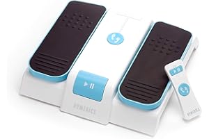 HoMedics Leg Exerciser - Easy Foot Touch Control & Remote, Lightweight & Compact Storage, 3 Speeds White