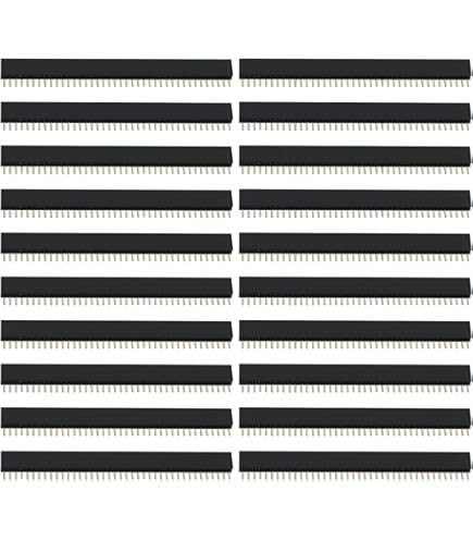 Striscia Intestazione Pin Connettore Curvo Per PCB 2,54 Mm Passo - Foto 7