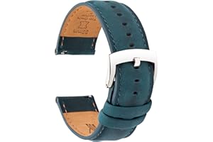 CORROPELLE Leder Uhrenarmbänder Schnellverschluss 18mm 19mm 20mm 21mm 22mm, Vintage Eleganten Hochwertige Ersatz Leder Armband für Damen und Herren, Uhr und Smartwatch