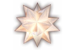 VON FOLIA, VERKAUF DURCH CRELEO Bascetta Stern Bastelset 15 x 15 cm 32 Blatt weiß Transparentpapier 115g/m²