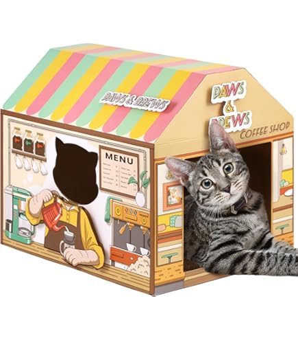 Cat Cardboard House Send Your Feline To The Frontline With A