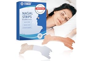 QULLMARTLE 50 Pcs Anti Snoring Nasal Strips,Helps Reduce Snoring,Anti Snore Nasal Strips to Help You Breathe,Anti Snore Nasal Strips to Help for a Better Night Sleep,Improve Sleep for Men and Women