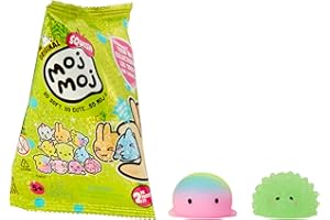 Moj Moj The Original Squish Series 1 - Figurine à Collectionner, Emballage Opaque, Lot de 2 Squishies, Jouet Sensoriel pour Le Panier de Pâques, Cadeau de Fête pour Les Enfants de Plus de 5 Ans