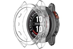 MYSNBKN Protector Case Compatible with Garmin Fenix 7X Pro/Fenix 7X/Epix Pro 51mm, TPU Protective Cases Shock-Proof Cover