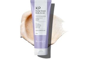BellamiLuxx KP Bump Eraser Body Scrub: Exfoliating Keratosis Pilaris, Strawberry Skin Treatment - Smooths Rough, Bumpy, Dry Skin on Arms, Legs, Buttocks - KP Scrub Wash Helps Reduce Ingrown Hair Bumps