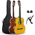 3rd Avenue Pacchetto beginner con chitarra acustica spagnola classica di dimensioni standard 4/4 XF 3rd Avenue, con corde in 