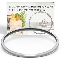 Joint D'Étanchéité Autocuiseur Silit Sicomatic 3L 4.5L 6.5L 8L - Remplacement 2150162100 3201003466 4004633162100 - Anneau Silicone 22cm