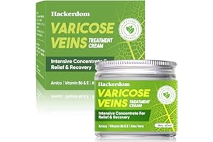 CHINOXIA Varicose Veins Treatment for Legs, Varicose Veins Cream, Natural Treatment for Varicose & Spider Veins, Improve Blood Circulation, Reduce Leg Swelling & Discomfort, Gentle and Non-irritating