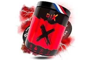 DIX PRE WORKOUT Pro ✗ Performance ✗ Pump ✗ Focus ✗ Electrolyte ✗ L- Citrulline ✗ Bêta-Alanine ✗ L- Tyrosine ✗ Rhodiala Rosea ✗ Acide Mallique ✗(Bonbon)