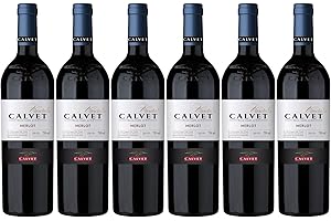 Calvet - Varietals, Merlot, Vin rouge fruité et boisé (6 x 0,75L)