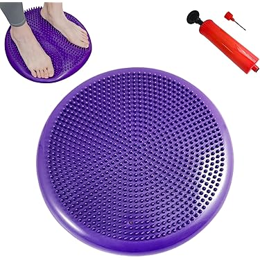 Schildkröt Unisex Adult Balance Cushion Green with Hand Pump in 4