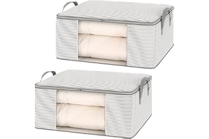 2 stycken 55 x 35 x 25 cm förvaring för sängkläder, sängklädeslåda
