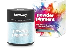 Hemway polvo de pigmento Pot 15g / 0.5oz - metálico azul ártico multiuso Mica cosmético seguro Body Nails Artes Artesanía Resina Epoxi Vasos de pintura de poliuretano cera se derrite