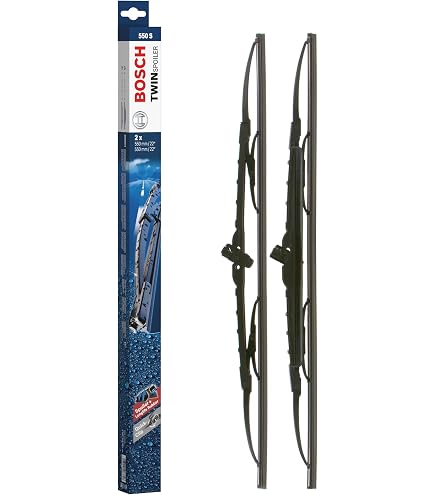 Tergicristalli Bosch Aerotwin AR550S, Lunghezza 550mm/530mm, 1 set per parabrezza anteriore