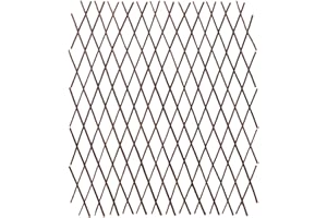 Povanjer madera para enredaderas y tijeras, rejilla madera, el tamaño se pueajustar a voluntad (200 x 28 cm)