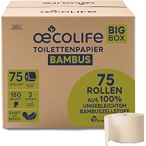 Bambus Feuchtes Toilettenpapier, Splbar, 15x20cm Feuchttcher  Toilettentcher, Enthaltend Aloe Vera, Biologisch Abbaubar, Geeignet fr  Frauen/Kinder/Erwachsene Naturfreundlich 360Stck (6-Packungen) :  Amazon.de: Drogerie & Krperpflege