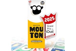 ATM Gaming Mouton Mouton - Jeu de Société Famille et Amis - Complétez Les Mêmes Réponses Que Vos Coéquipiers ! - Jeu d’Ambiance Drôle et Rapide - 3 à 9 Joueurs - Dès 12 Ans
