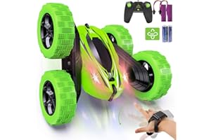 joylink Coche Teledirigido, 2.4 GHz Coche de Control Remoto 4WD Stunt RC Coche Acrobacia Rotación Volteo de 360 ° Radiocontrol Electric Juguetes para Niños