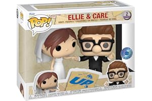 Funko Pop! Disney: Up - 2 Pack Wedding Carl & Ellie - Esclusiva Amazon - Figura in Vinile da Collezione - Merchandising Ufficiale - Giocattoli per Bambini e Adulti - Movies Fans