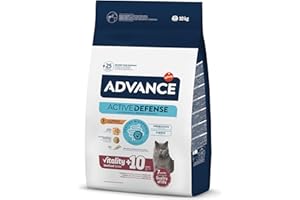 Advance Cat Senior Sterilized, Pienso para Gatos Senior Esterilizados con Pollo, 10kg