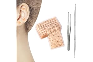 CUTIOLLY Acupuntura Masaje Pen,Acupuntura Masajeador de Cuerpo,600 Semillas Prensa Orejas Desechables,Acupuncture Semillas de Oreja,Paquete de Recarga,Acupuncture Semillas De Oreja Masaje De Relajación