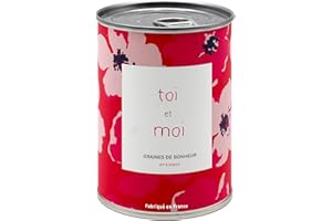 MAUVAISESGRAINES-KITS À SEMER Mauvaises Graines - Kit de Fleurs à Semer en Boîte - Graines de Fleurs Colorées - Cadeau Original, Amis, Famille, Fêtes, Anniversaire, Collègue - Simple à Utiliser - 100% Fabriqué en France (Toi moi)