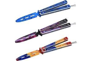 Vudwson Practice Tool with Cool Color Design, Full Stainless Steel, Set of 3 Color