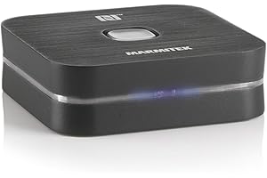 Récepteur Bluetooth Marmitek BoomBoom 80 – Streaming Audio sans Fil – NFC, Commutation Facile Entre Smartphones – Convertit Votre chaîne Hi‑FI – Adapté Haut‑parleurs stéréo