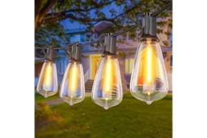 SUWIN Catena Luminosa Esterno, 36.5M LED Luci da Esterno Giardino, Catena Luci Impermeabile Lucine with 60+2 Filo Lampadine per Natale Terrazzo Matrimonio Partito Esterni Decorative Luminarie