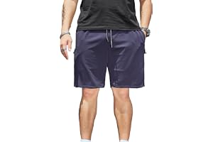 Jamron Herr plus size stretchig passform gym atletisk mesh shorts andas snabbtorkande sport löpning shorts med dragkedja fick