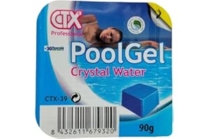 RASMACOR Pack 2 Unités Floculant Gel unidose | PiscineGel CTX-39 Astralpool | Nettoyant et clarificateur d'eau de Piscine | Transparence Totale de l'eau |