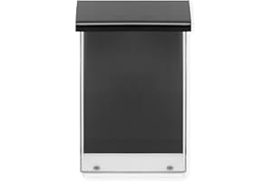 Deflecto Prospektbox für Außenbereich, DIN A5, Hochformat 175 x 285 x 74 mm, UV-geschützt & wetterbeständig, inkl. Montagematerial, Flyerhalter