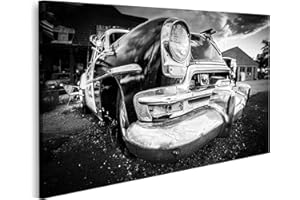 islandburner Bild / Gemälde im amerikanischen Oldtimer-Design, auf Leinwand, Kunstdruck