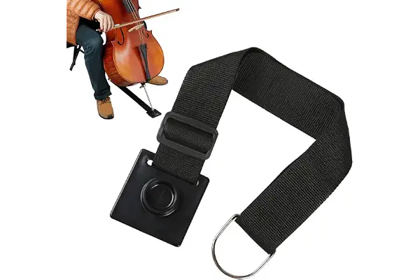 Cello Endpin Stopper, Soporte Para Cello Antideslizante, Correa de Violonchelo, Violonchelo Endpin Ancla, con Esponja Antideslizante Gruesa para El Rendimiento de La Práctica Del Violonchelista