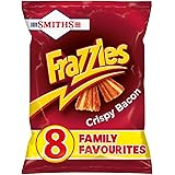Smiths Frazzles Crispy Bacon Multipack Snacks, 8 x 18g